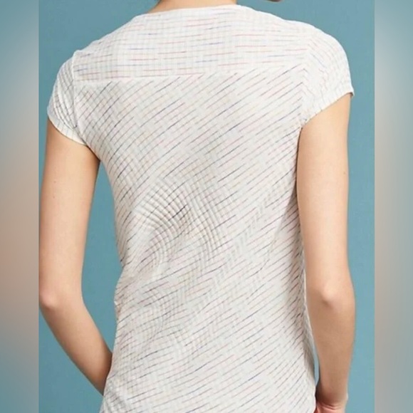 Maeve short sleeve wrap top by Anthropologie - Picture 4 of 10